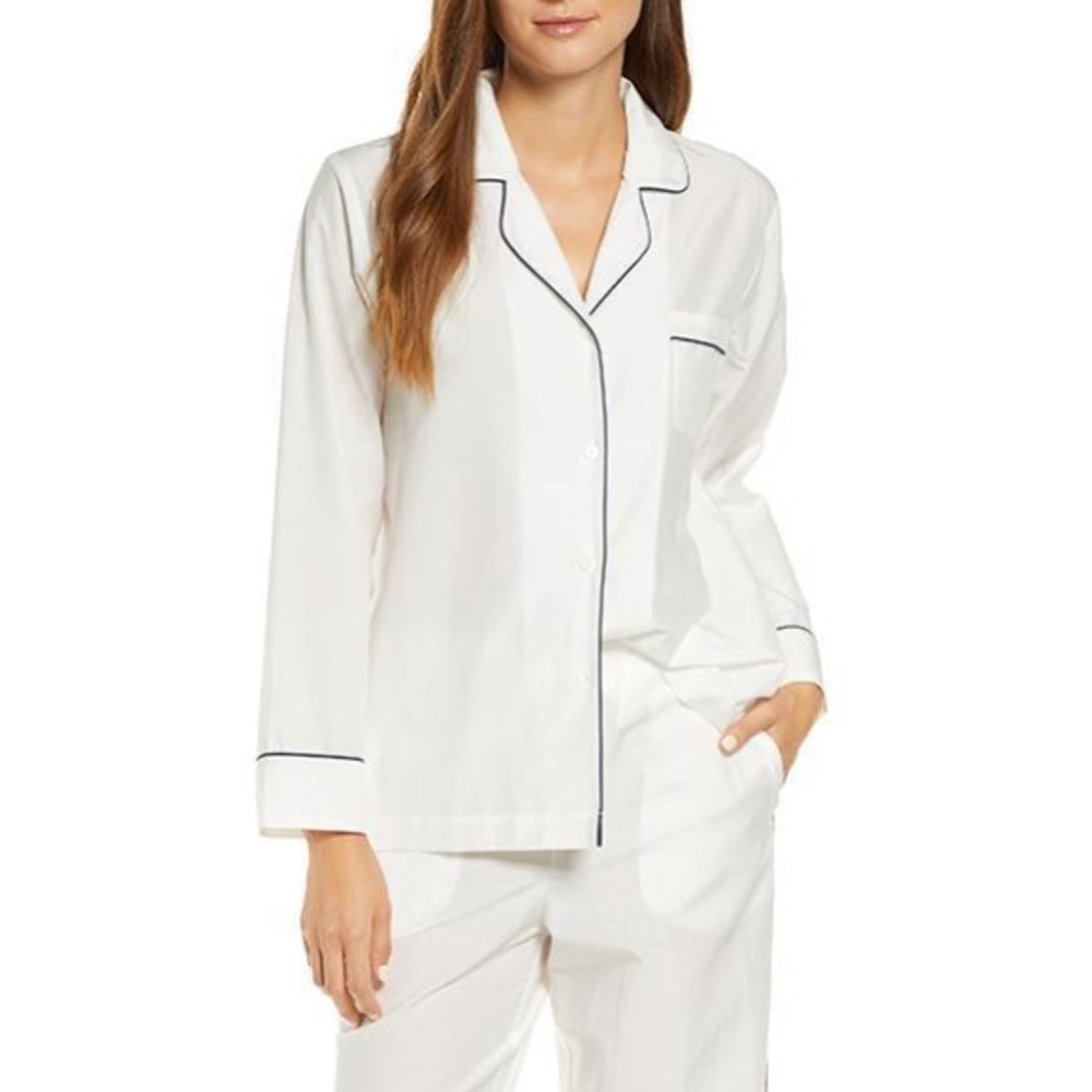 Papinelle Vintage pajama Set Top Pant Cream White - Picture 6 of 10